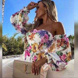 Off the shoulders top.